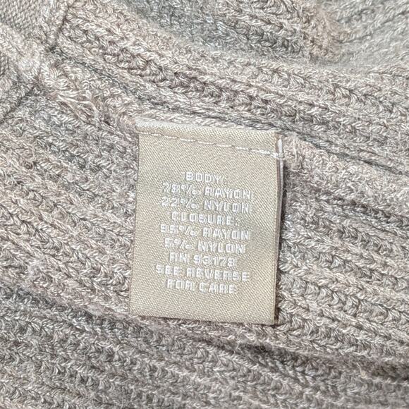 Joan Vass Sand Beige Open Wear Cardigan Women’s Size 2X Lightweight Knit - Picture 13 of 13